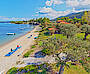 Holiday apartment Studios Karra Vourvourou, Greece, Mainland, Chalcidice, Vourvourou: Luftbild des Hauses mit Grundstueck