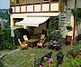 Holiday apartment Ferienwohnung Strohwald, Germany, Hesse, Taunus, Bad Schwalbach: Blick auf die Terrasse